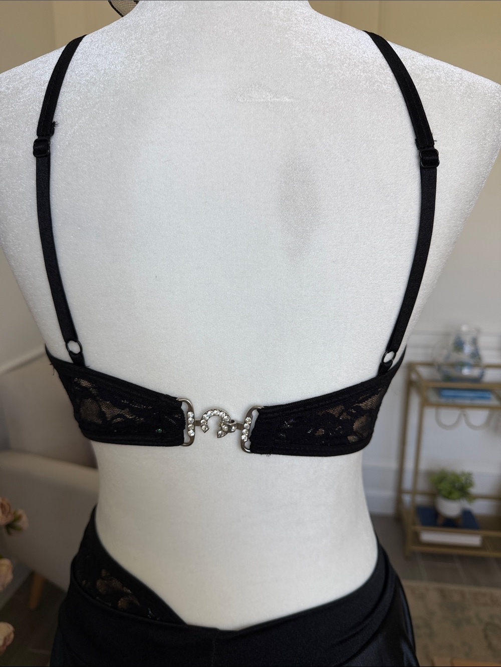 Pumpers Black Lace Jazz Dance Costume Adult M Musical Theatre Cabaret Solo - Picture 10 of 17